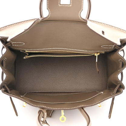 Hermes Togo Birkin 25 Etoupe 5 of 11