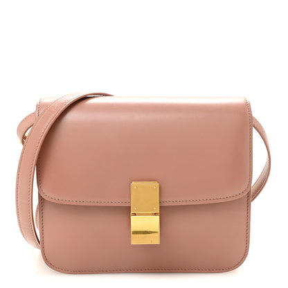 Celine Box Calfskin Teen Classic Box Flap Bag Antique Rose 1 of 14