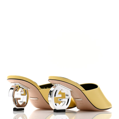 Gucci Malaga Kid Interlocking G Sandals 36.5 Banana 4 of 9