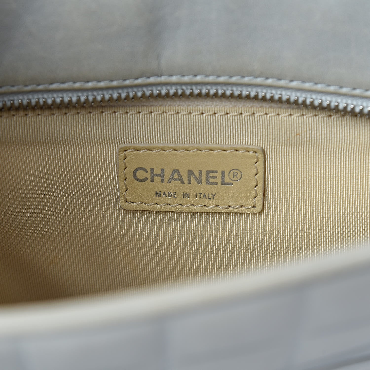 Chanel Lambskin Chocolate Bar Quilted Small Shoulder Bag Light Blue 6 of 24
