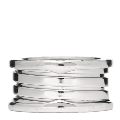 Bulgari 18K White Gold B.Zero1 Four-Band Ring 56 7.5 3 of 5