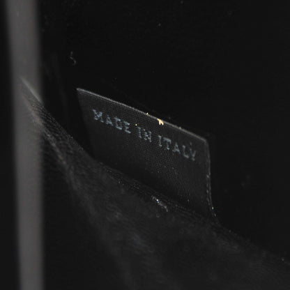 Prada Goatskin Chic Kisslock Flap Wallet Black 7 of 8