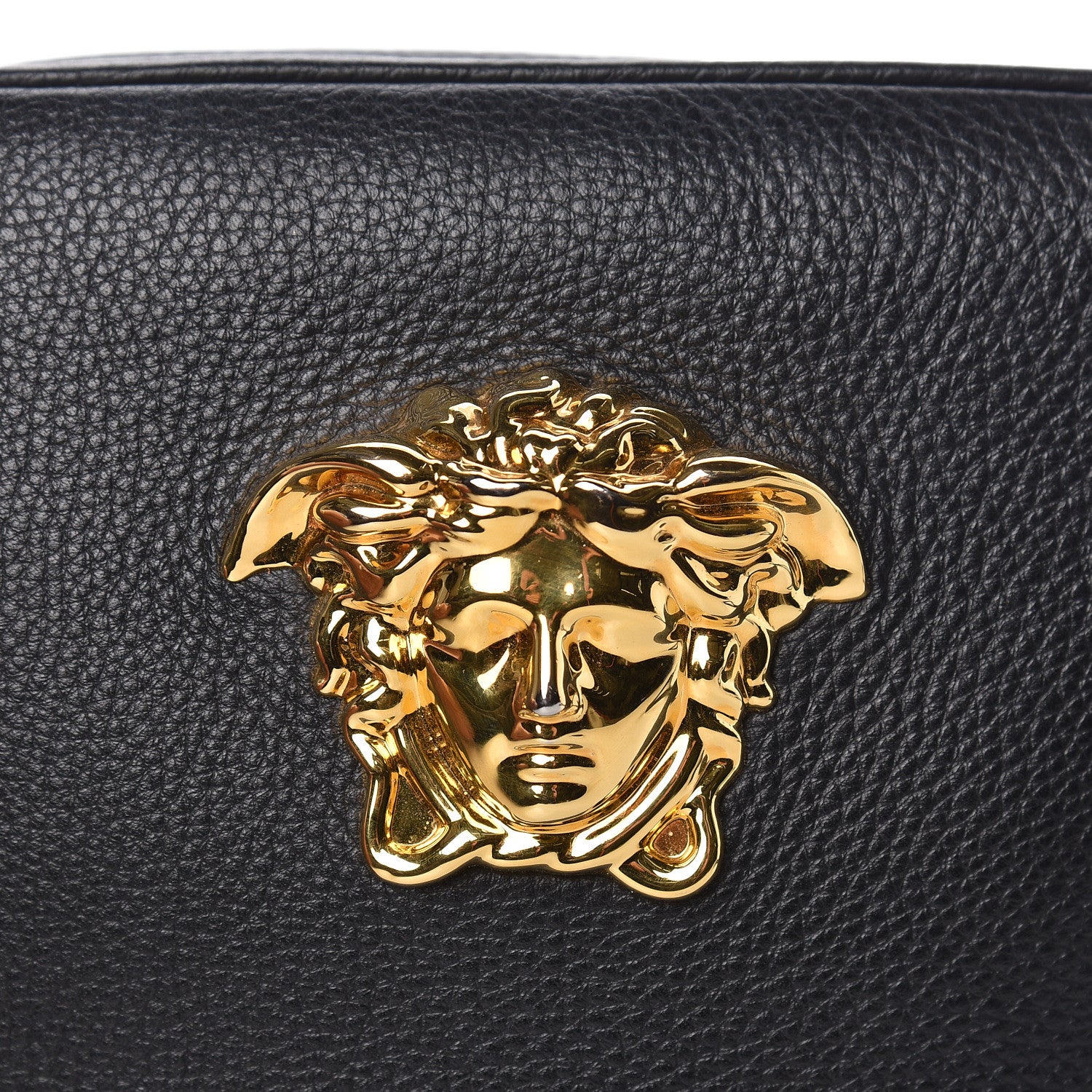 Versace Calfskin Palazzo Camera Bag Black 9 of 9