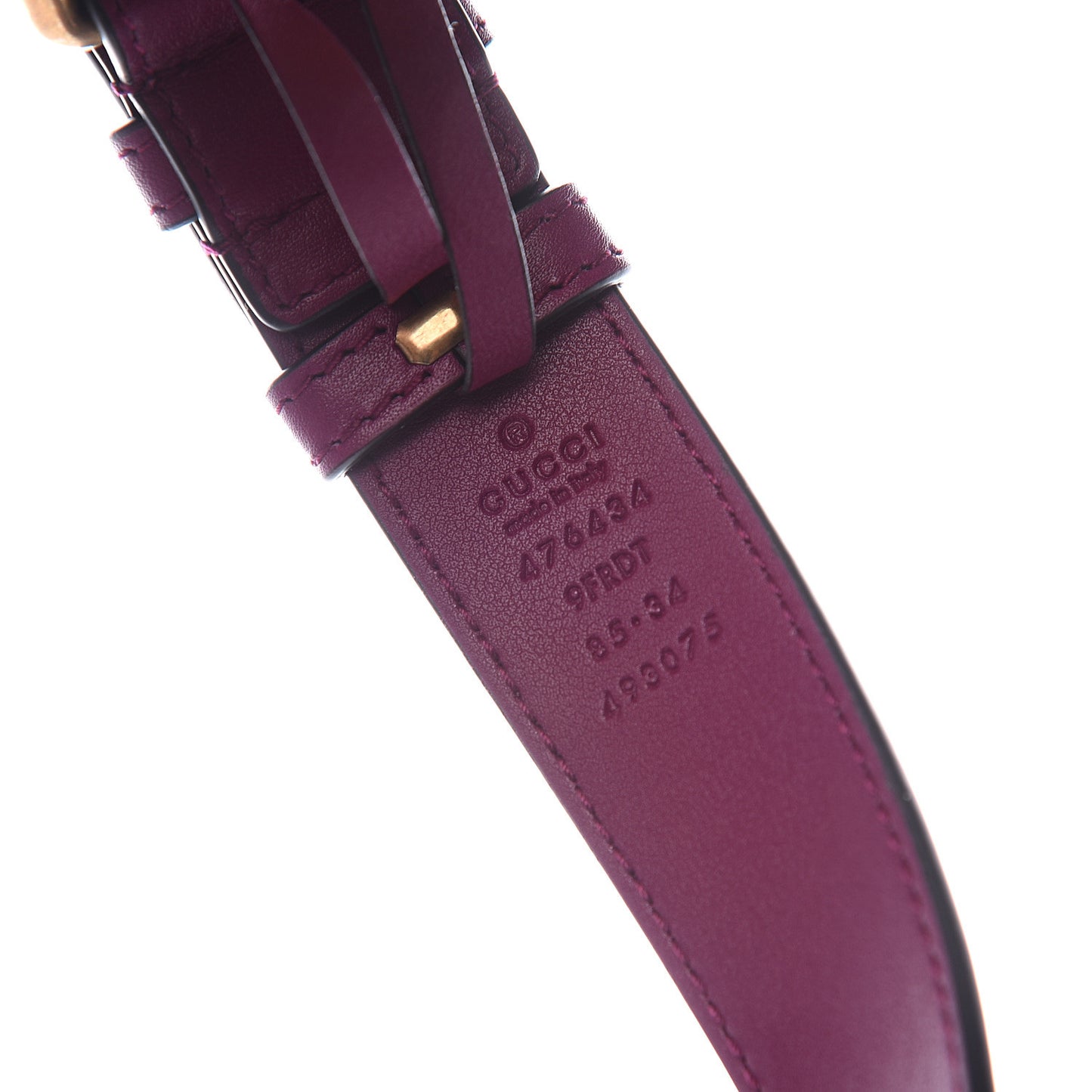 Velvet Matelasse GG Marmont Belt Bag 85 34 Fuchsia Violet Cyclamen