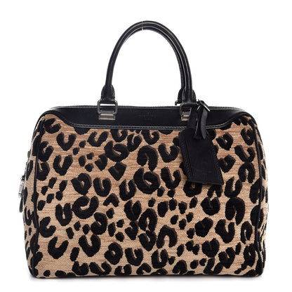 Louis Vuitton Jacquard Velvet Leopard Print Stephen Sprouse Speedy 1 of 11