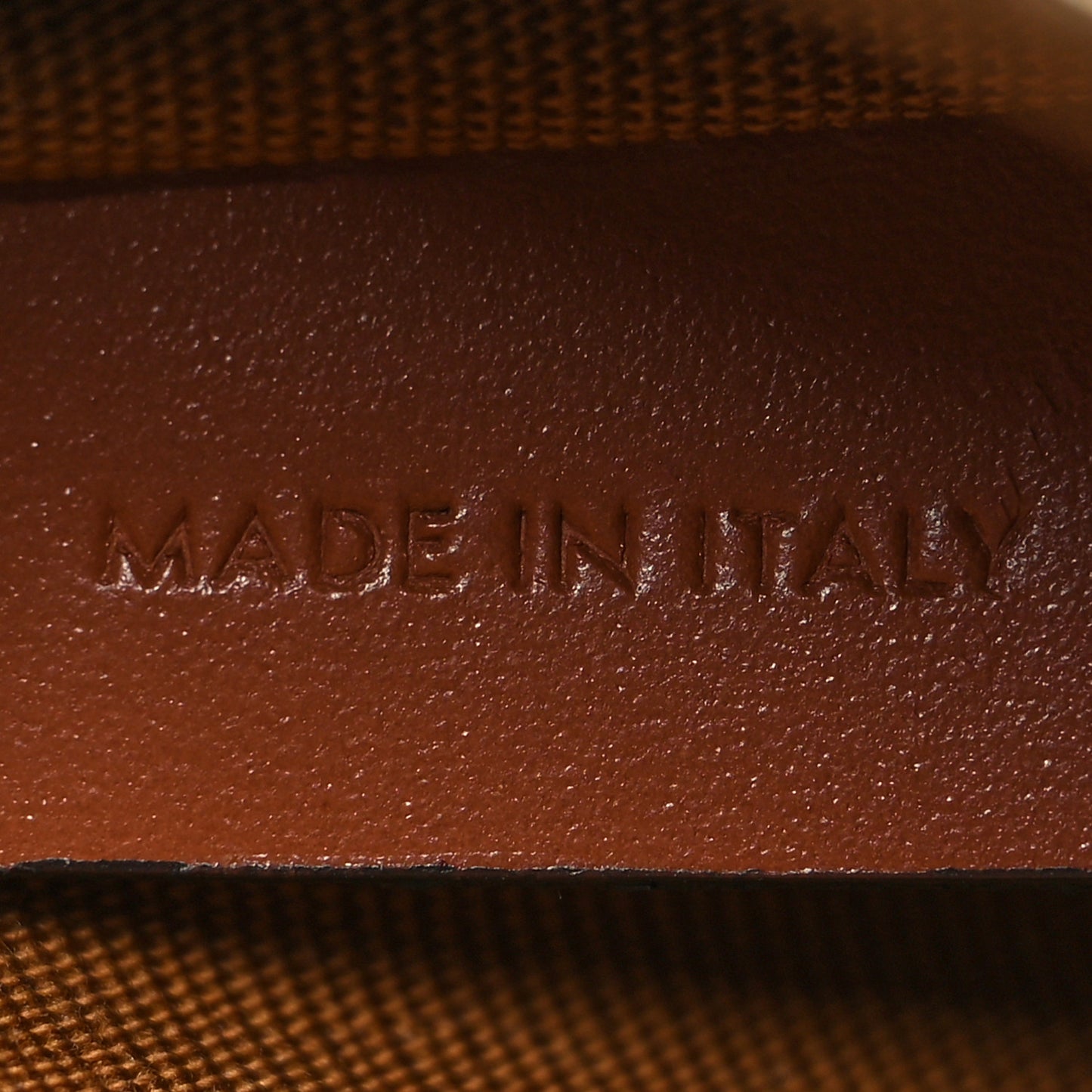 Triomphe Canvas Calfskin Ava Shoulder Bag Tan
