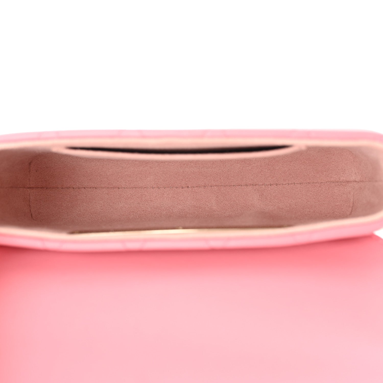 Chanel Calfskin Diamond Stitched Chain Around Flap Phone Holder Dark Pink 5 of 12