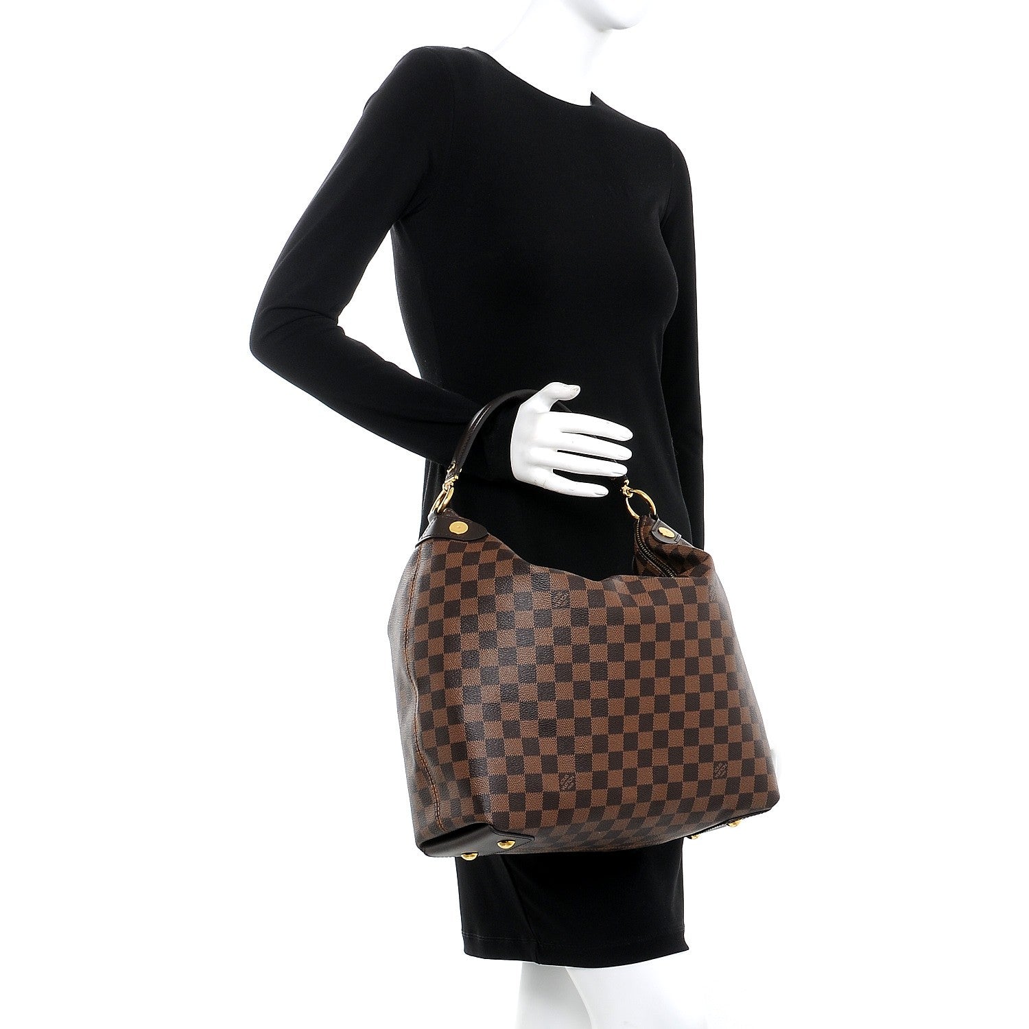 Louis Vuitton Damier Ebene Duomo Hobo 2 of 8