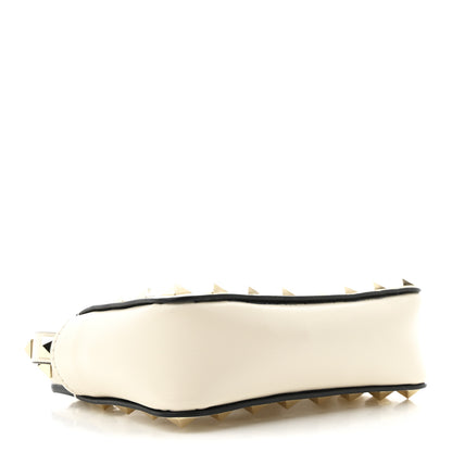 Valentino Garavani Vitello Rockstud Mini Crossbody Ivory 4 of 9