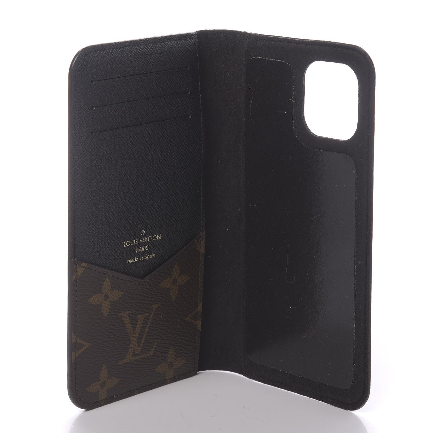 Louis Vuitton Monogram iPhone 11 Folio Case Black 5 of 9