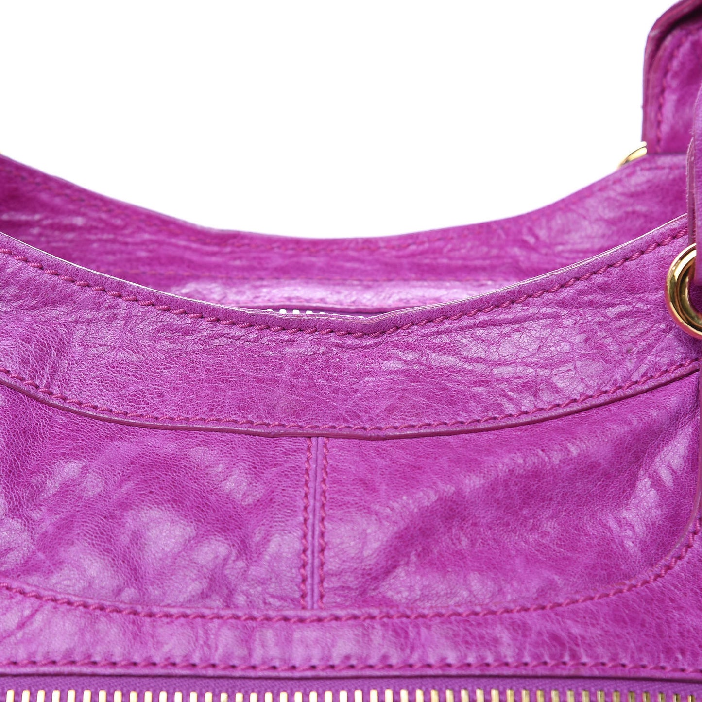 Agneau Giant 21 Gold Hardware Part Time Magenta