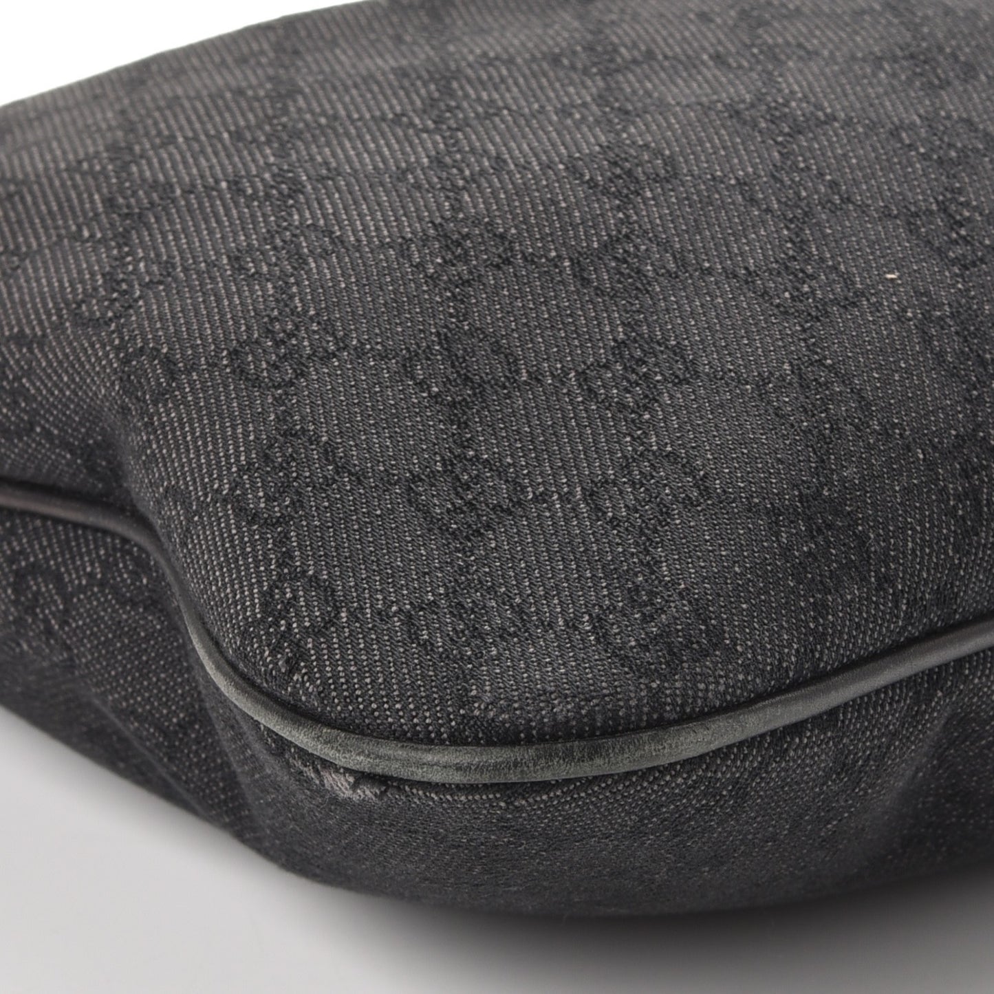 Denim Monogram Medium New Britt Hobo Black