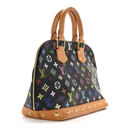 Louis Vuitton Monogram Multicolor Alma Black 3 of 17