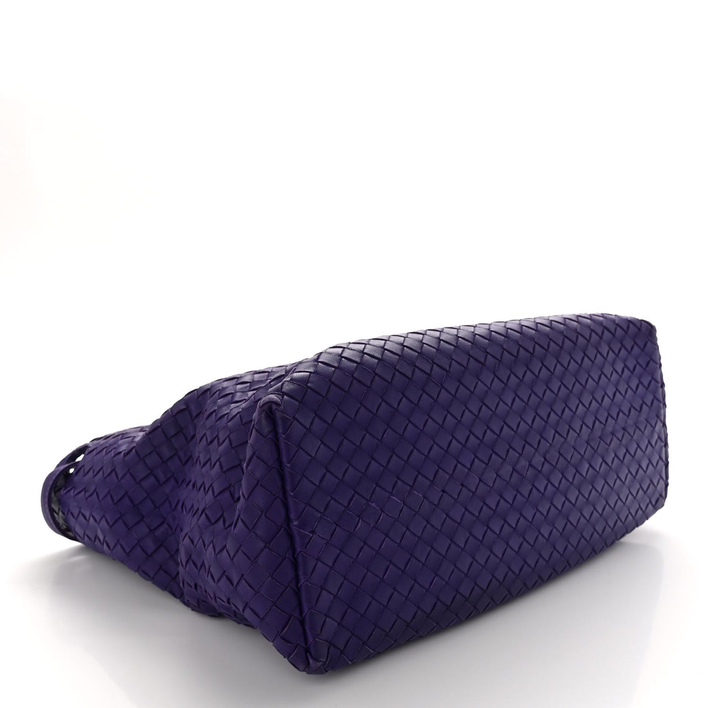 Nappa Intrecciato Bella Tote Purple