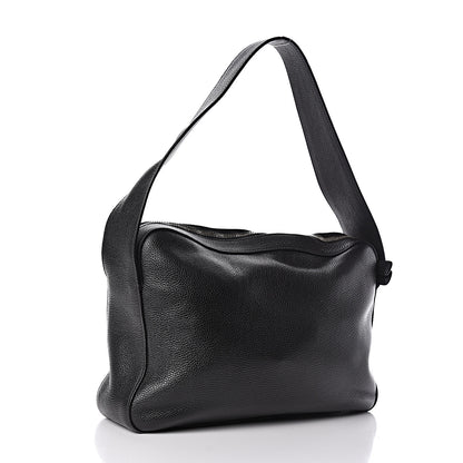 Prada Vitello Daino Shoulder Bag Black 3 of 10