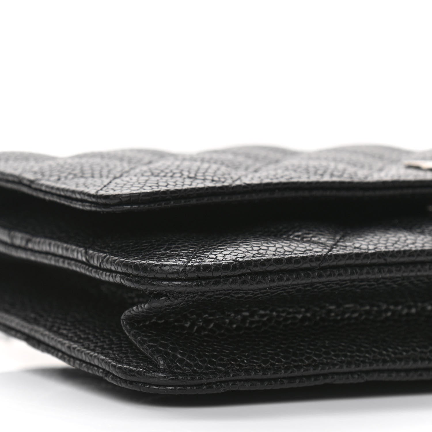 Chanel Caviar Quilted Wallet On Chain WOC Black 10 of 12