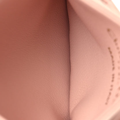 Christian Dior Lambskin Pearl Cannage Dior Jolie Freesia Card Holder Powder Pink 5 of 7