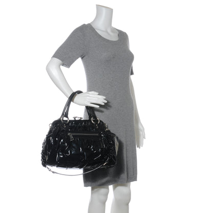 Marc Jacobs Vinyl and Leather Parachute Stam Black 2 of 7