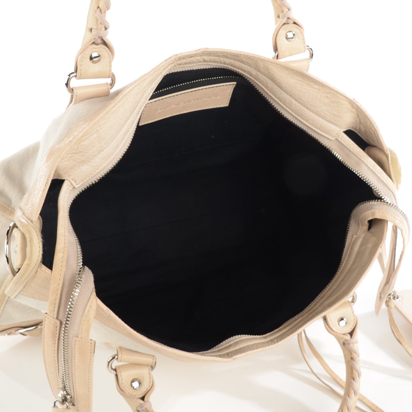 Pony Hair Swarovski Crystal City Bianco