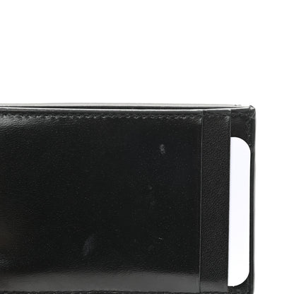 Saint Laurent Calfskin Uptown Monogram Card Case Black 8 of 10