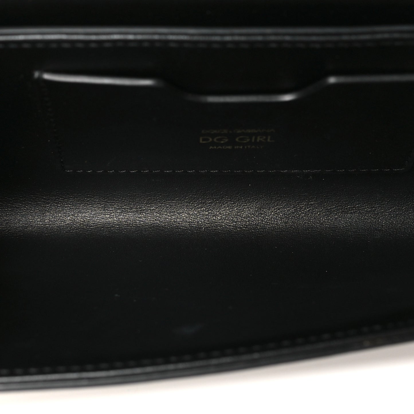 Nappa DG Girls Shoulder Bag Black