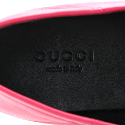 Gucci Lambskin Womens Brixton Horsebit Loafers 35.5 Hot Pink 12 of 13