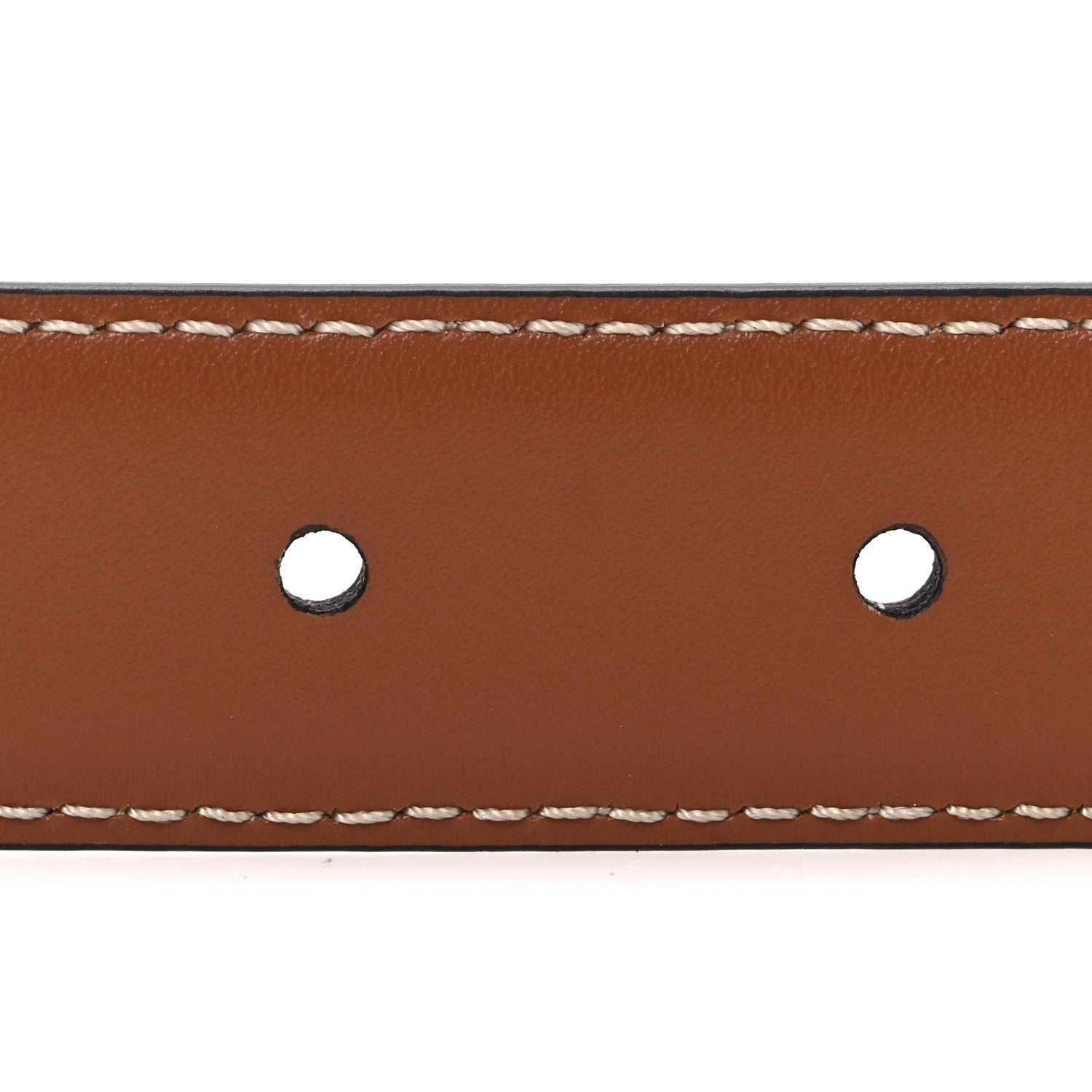 Celine Box Calfskin Medium 25mm Triomphe Belt 85 34 Tan 4 of 6