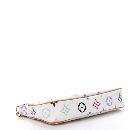 Louis Vuitton Monogram Multicolor Pochette Accessories White 3 of 10
