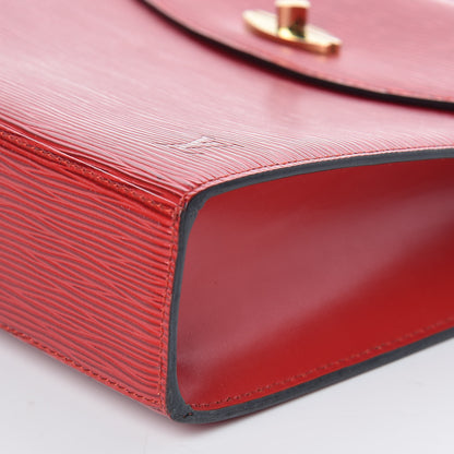 Louis Vuitton Epi Malesherbes Castillan Red 8 of 8