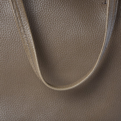 Celine Soft Grained Calfskin Medium Belt Cabas Phantom Souris 12 of 15