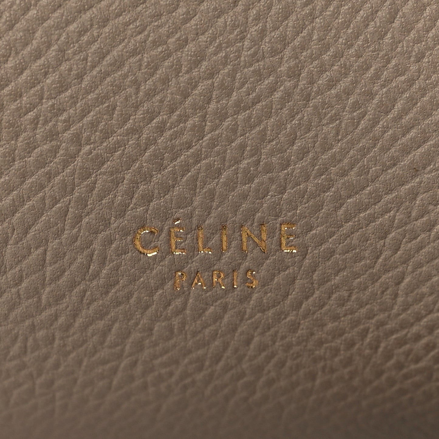 Grained Calfskin Mini Belt Bag Light Taupe