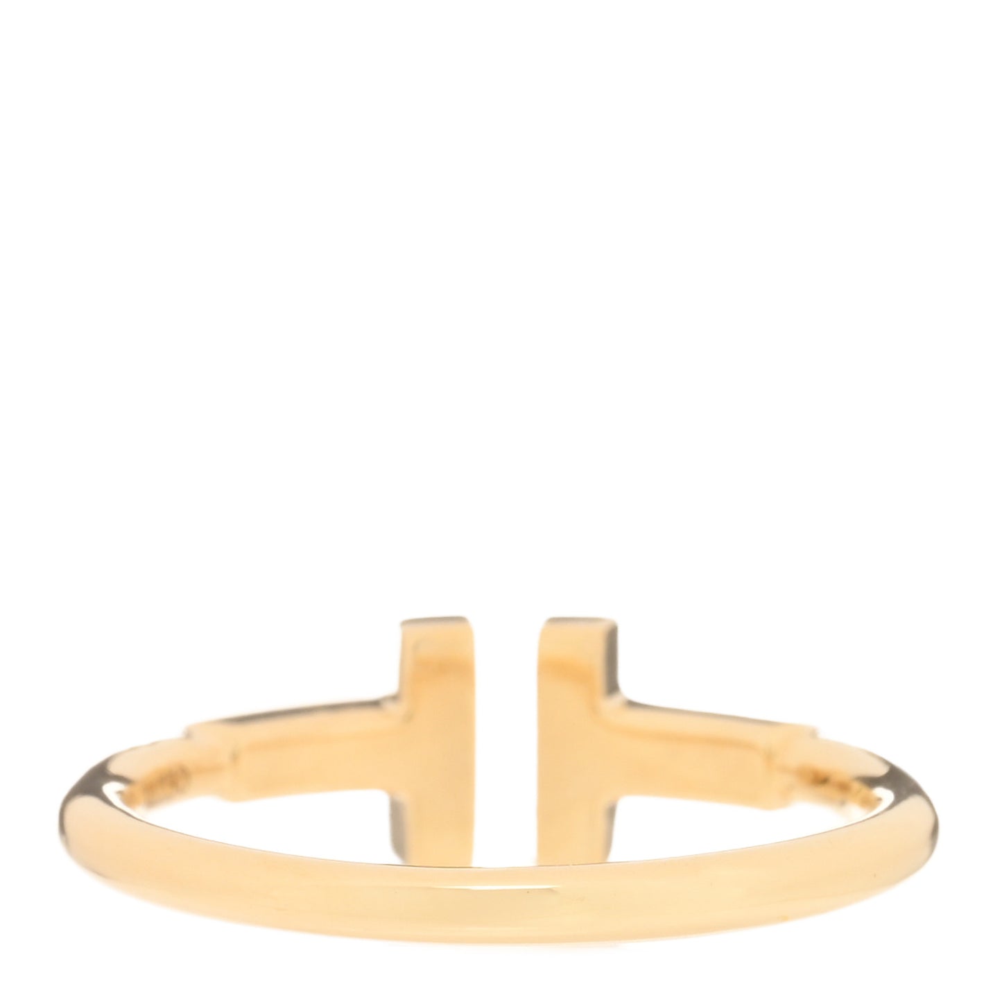 18K Yellow Gold T Wire Ring 50 5.5