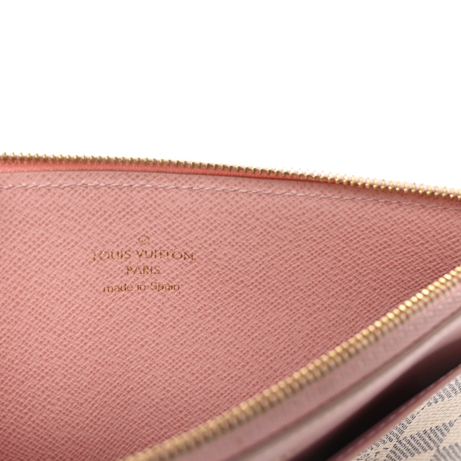 Louis Vuitton Damier Azur Slim Purse Rose Ballerine 6 of 6