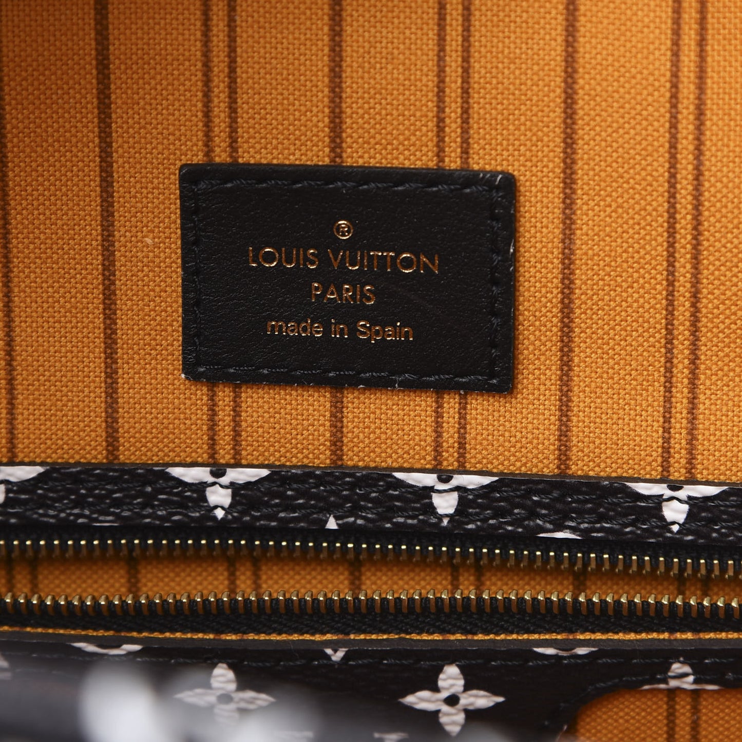 Monogram Giant Jungle Neverfull MM Black
