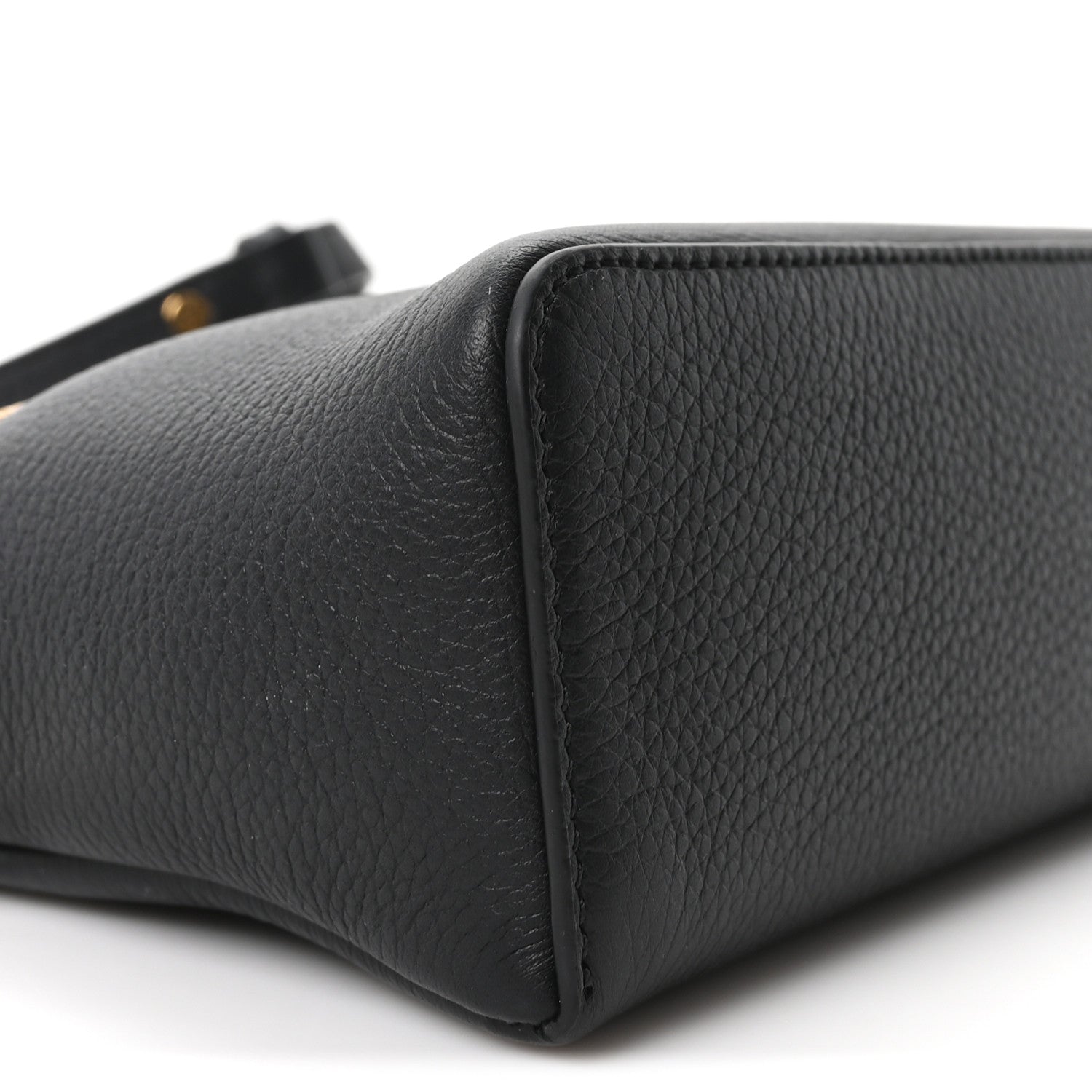 Loro Piana Grained Calfskin L19 Extra Pocket Pouch Black 8 of 9