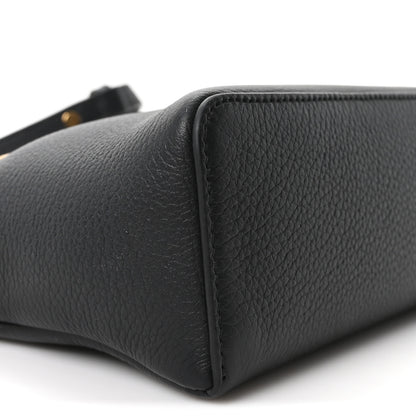 Loro Piana Grained Calfskin L19 Extra Pocket Pouch Black 8 of 9