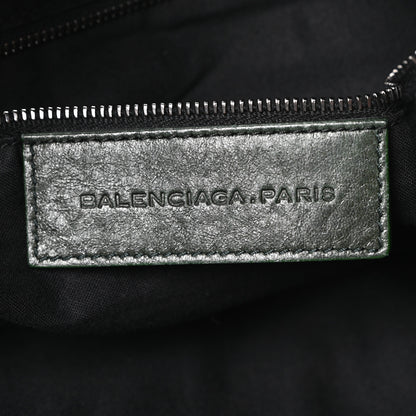 Balenciaga Agneau Classic Hardware Day Hobo Green 6 of 10