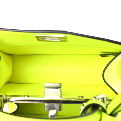 Fendi X MARC JACOBS Shiny Nappa Petite Peekaboo I SEE U Satchel Fluo 5 of 10