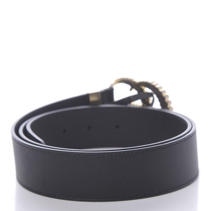 Gucci Moon Calfskin Torchon Double G 40mm Belt 100 40 Black 2 of 5