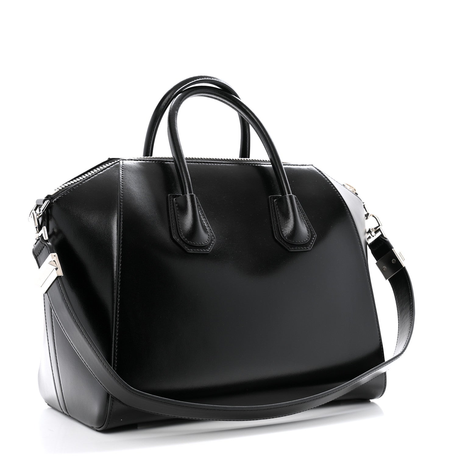 Givenchy Shiny Lord Calfskin Medium Antigona Black 3 of 10