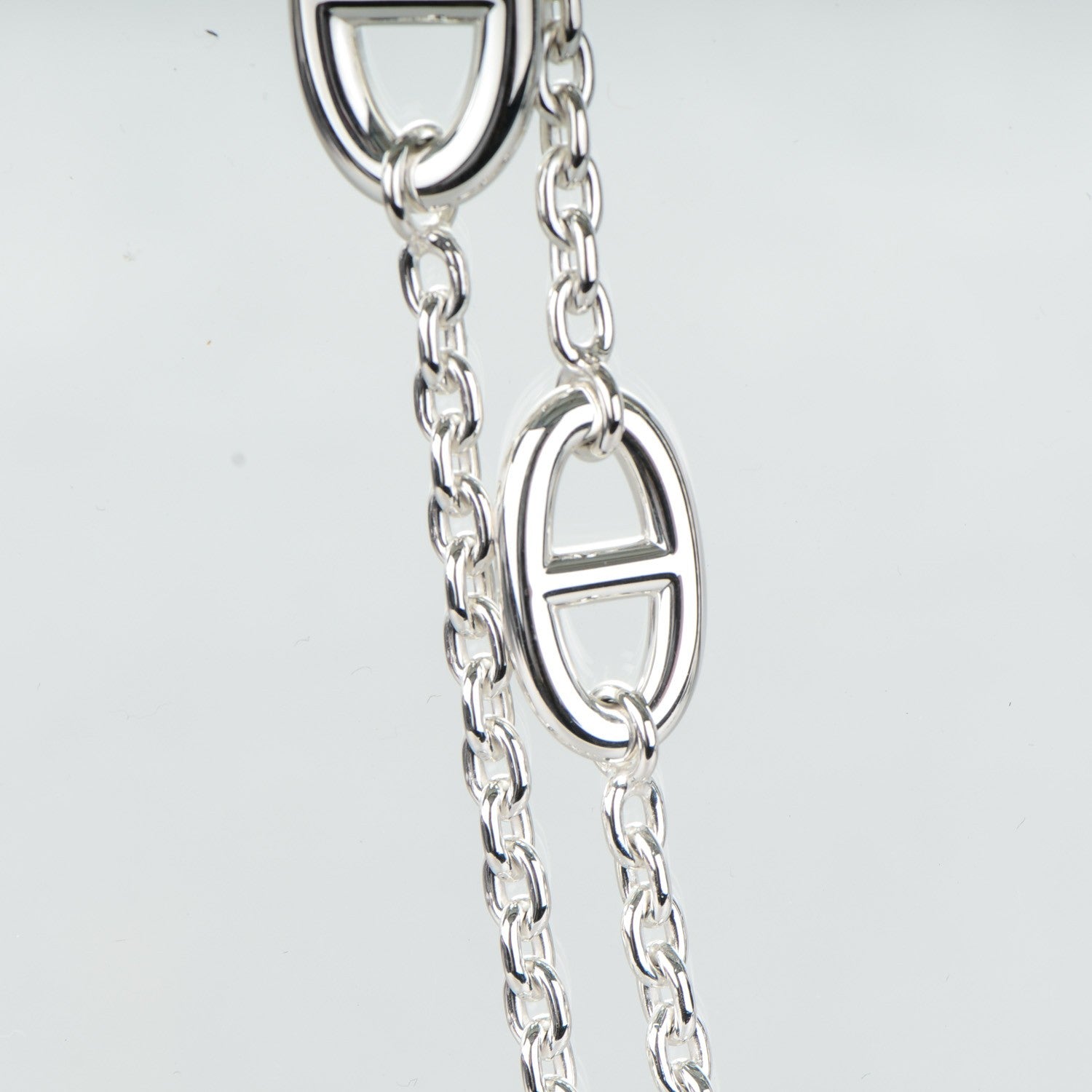 Hermes Sterling Silver Farandole Necklace 160 3 of 5