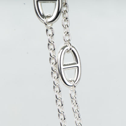 Hermes Sterling Silver Farandole Necklace 160 3 of 5