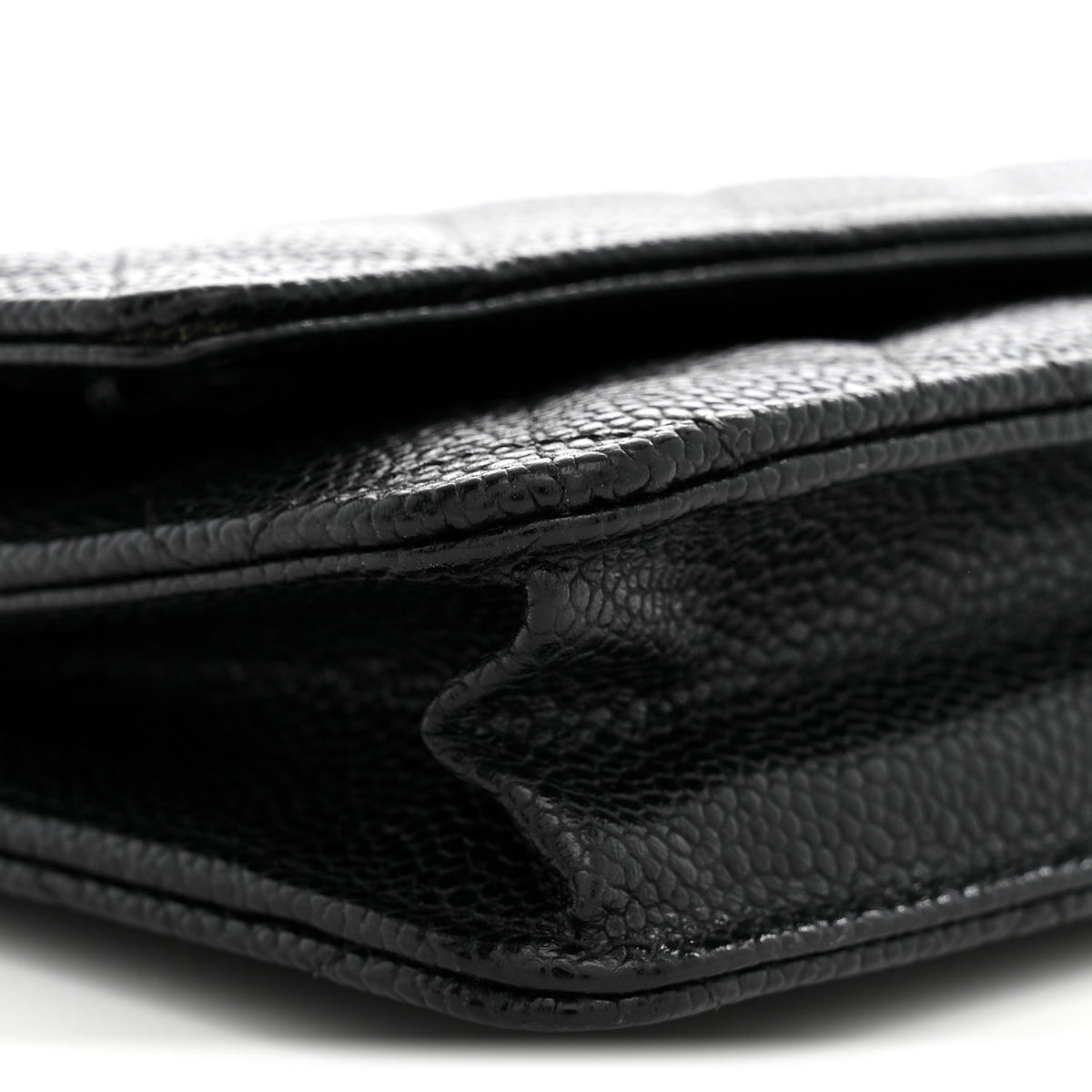 Chanel Caviar Quilted Wallet on Chain WOC Black 10 of 12