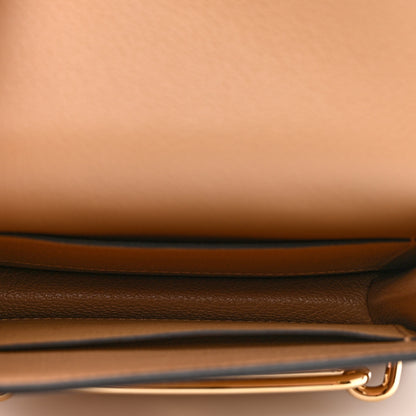 Hermes Evercolor Verso Roulis Slim Wallet Chai Lime 6 of 8