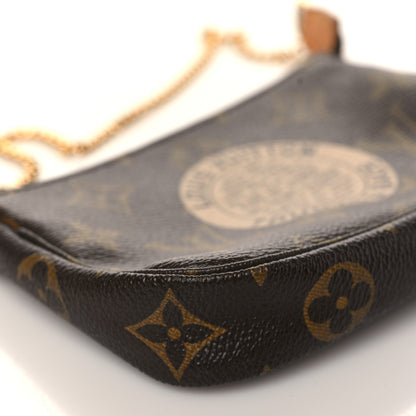 Louis Vuitton Monogram Complice Trunks and Bags Mini Pochette Accessories Beige 7 of 9