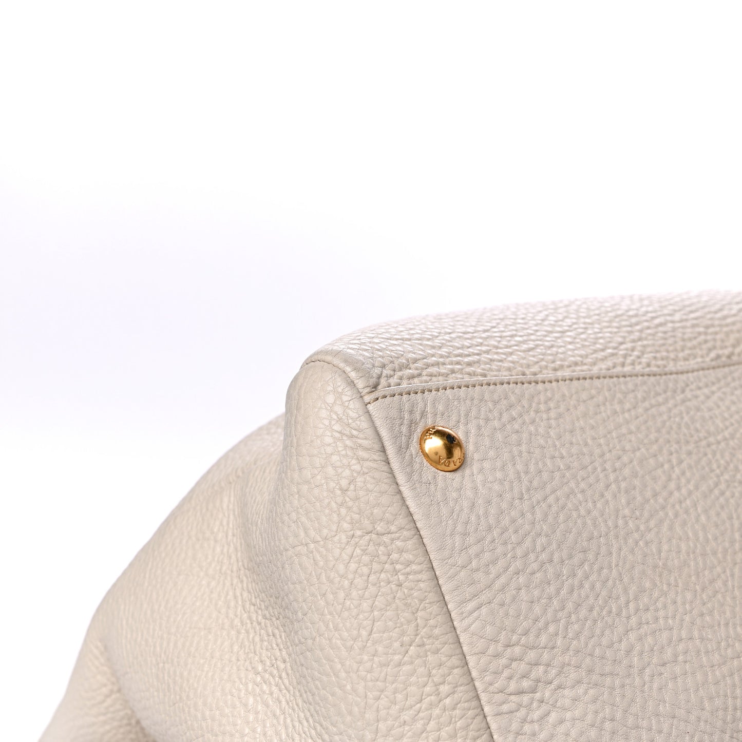 Vitello Daino Top Handle Tote White