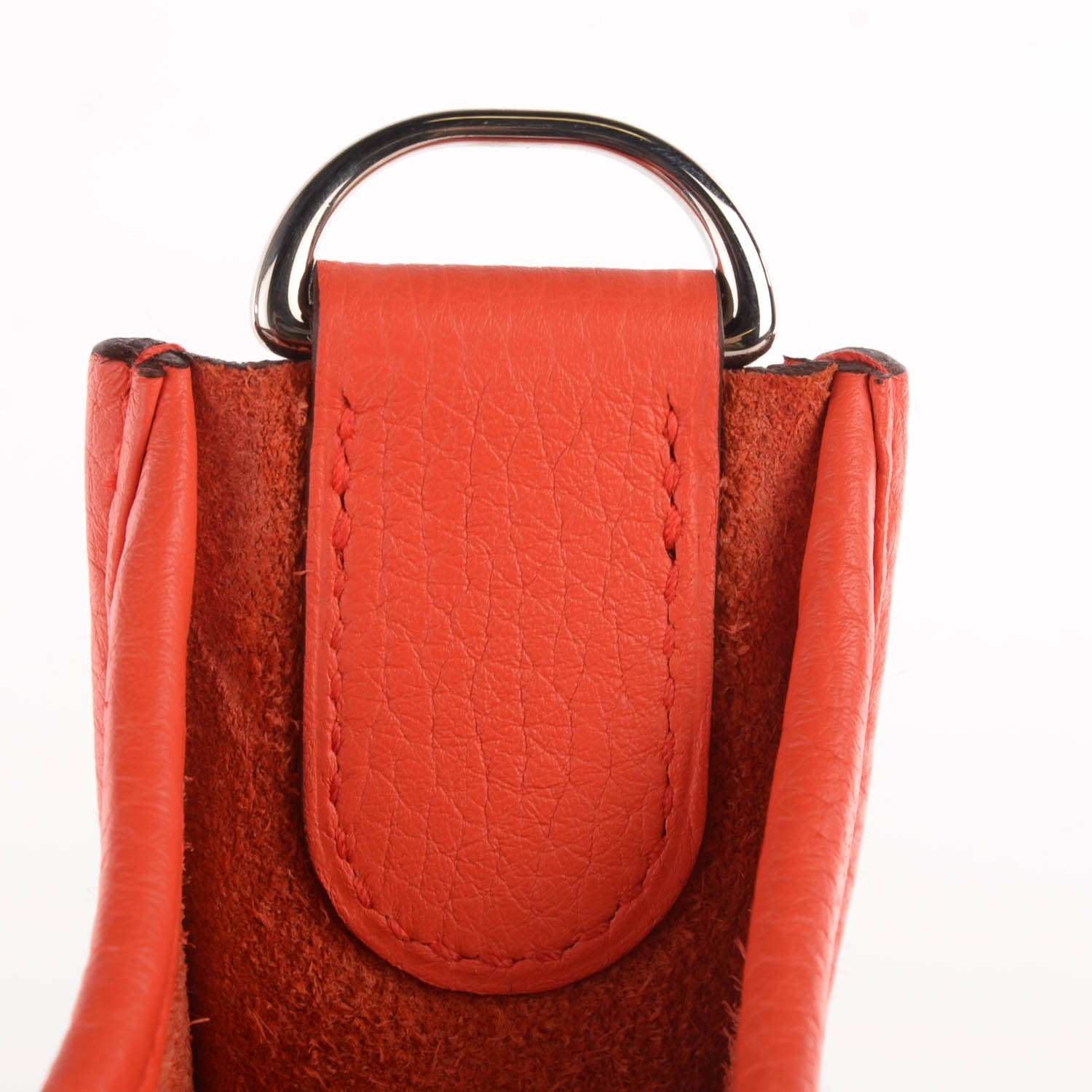 Hermes Taurillon Clemence Evelyne III PM Orange Poppy 6 of 17