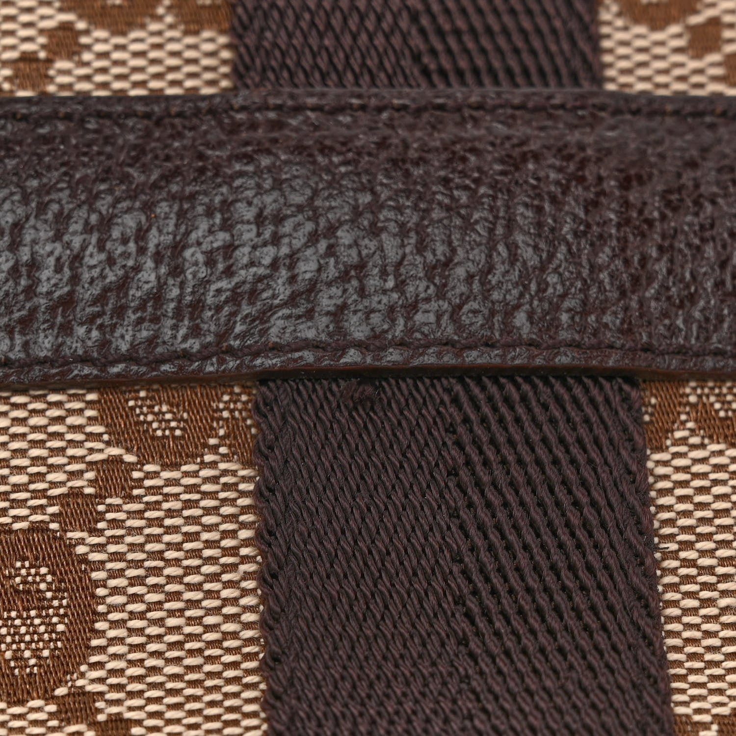 Gucci GG Monogram Buckle Belt Bag Dark Brown 11 of 11