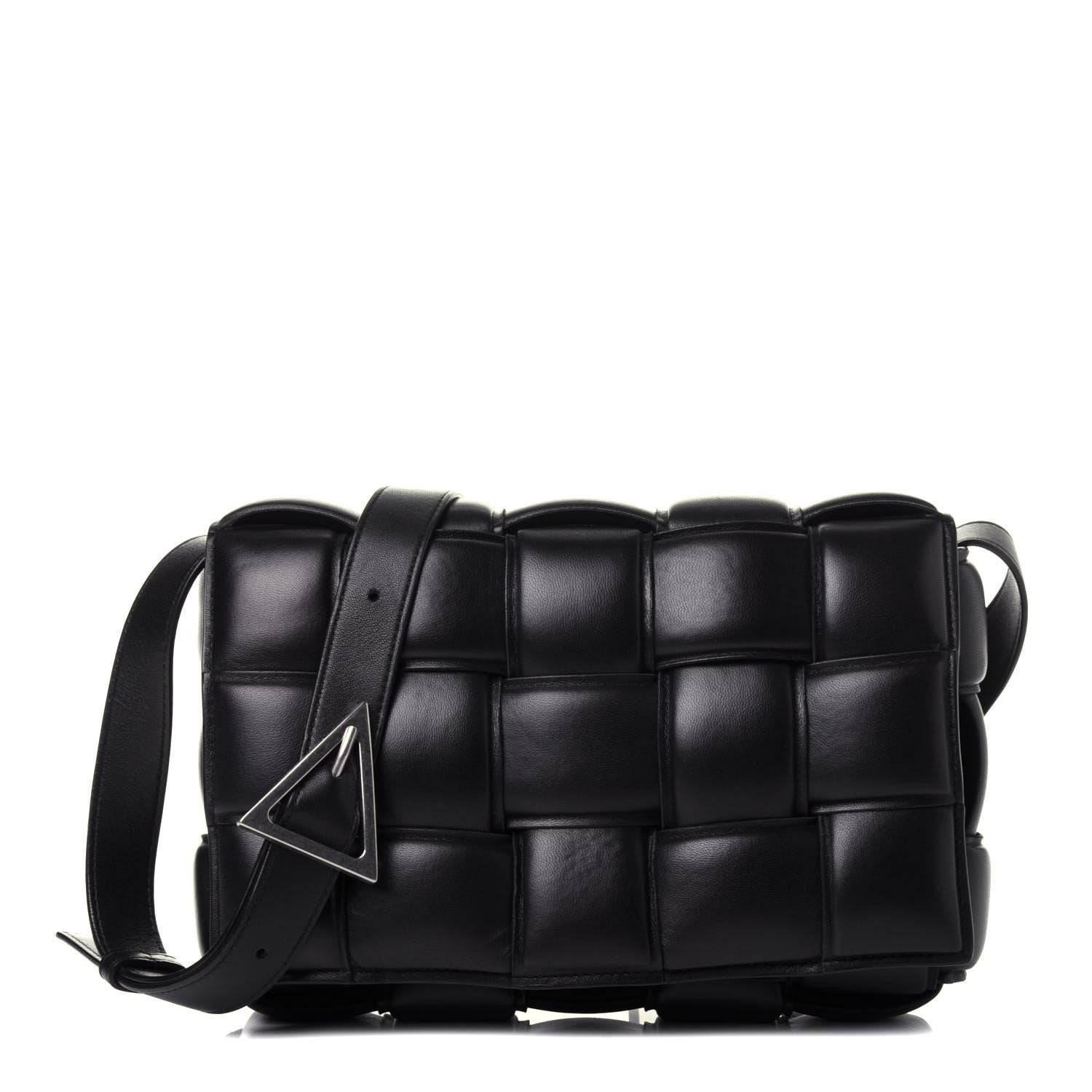 Bottega Veneta Nappa Maxi Intreccio Padded Cassette Crossbody Bag Black 1 of 4