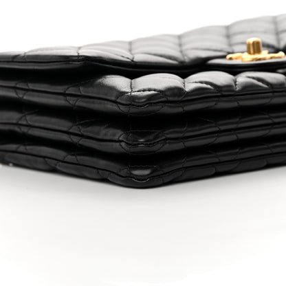 Chanel Lambskin Quilted Medium Pillow Crush Flap Black 9 of 15